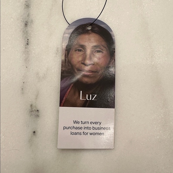 LUZ Floral Mesh medium mesh Bralette - Purple Floral.  New With Tag. - Picture 3 of 4